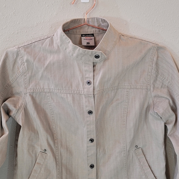 COLUMBIA XCO Snap Button Lightweight Jacket Size S - Picture 2 of 10